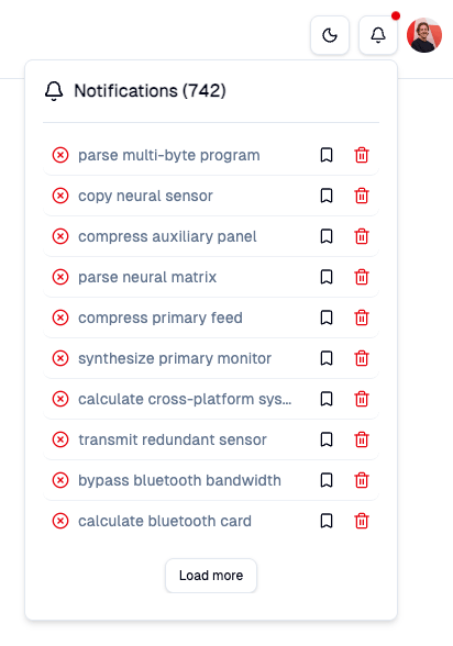 Notifications system